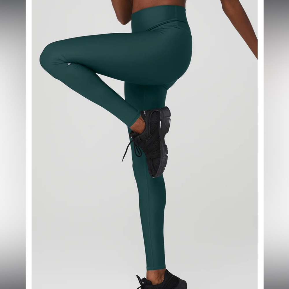 ALO Yoga High Waisted Airlift Legging - Midnight Green